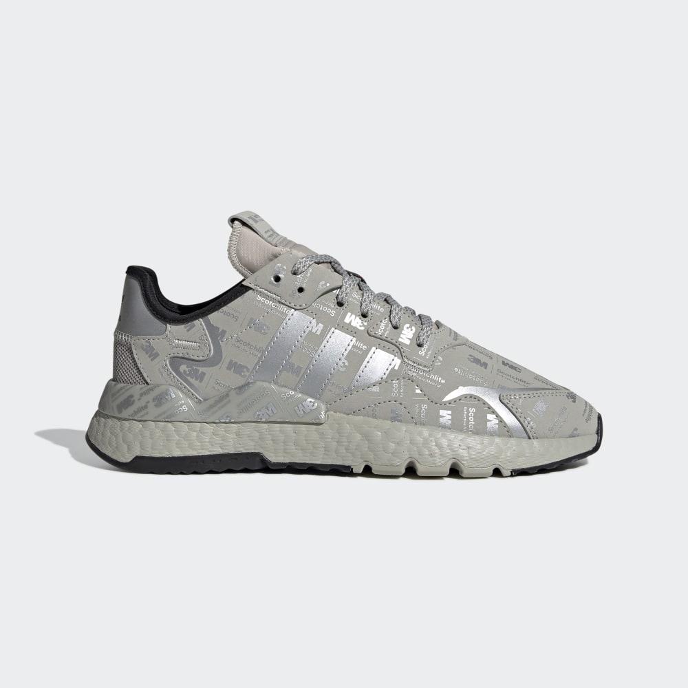 Originals Adidas Nite Jogger Barbati Romania - Gri/Argintii Metal FV3622